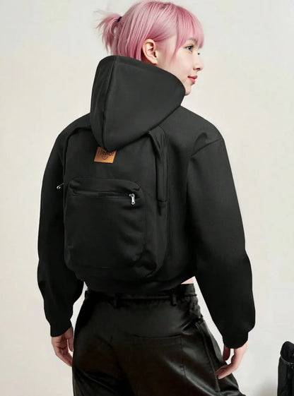 Sweat à Capuche Sac à Dos 2-en-1 | Femme Zyra